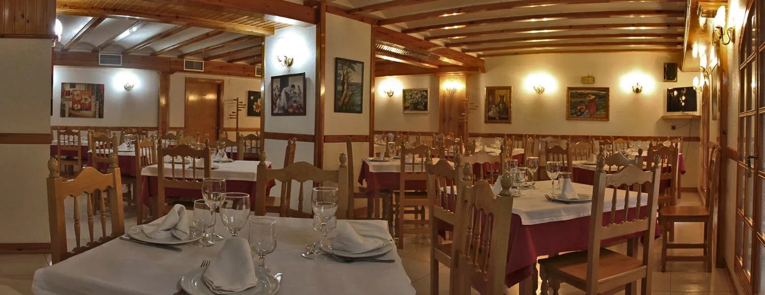 Comedor del Restaurante Borrasco de Lerín